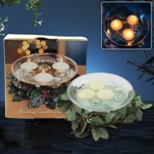 Floating Candle Holder (1 Pc): Romantic Ambiance, Table Decor, Diwali