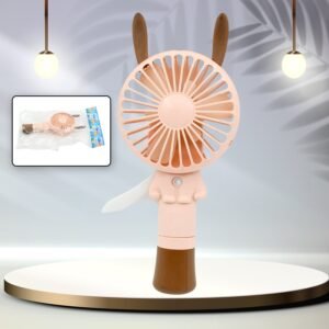 Portable Small Fan Handheld  Without Battery & USB Cable Hand Press Fan (1 Pc)