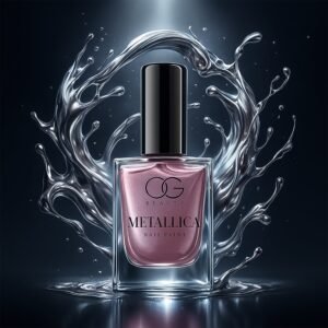 OG Beauty Premium Opal Purple Metallica Nail Polish (1 Pc / 10 ML)