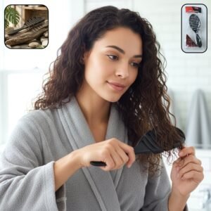 Plastic Soft Wide Tooth Detangling Hair Comb (1 Pc)