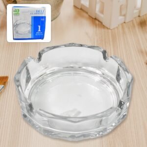 Transparent Ashtray – Cigarette Holder for Home, Office, Bar & Restaurant (1 Pc)