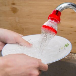 Small Plastic 360-Degree Shower Head Faucet