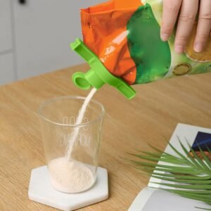 Food Storage Sealing Clip Solid Color Seal Pour Bag Clip Snack Bag  (1 Pc)