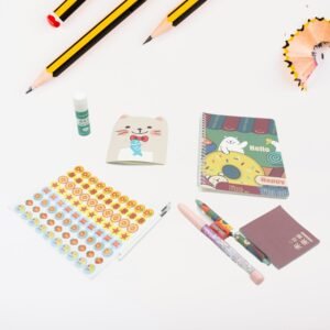 Cartoon Stationery Box Cartoon Design School Box Book  Student Gift School box (1 box)