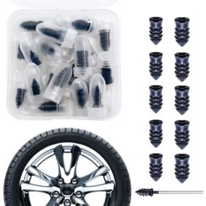 Tire Repair Rubber Nail Car Tire Repair Nails Tire Repair Rubber Screws, Puncture Repair (10 Pcs Set)