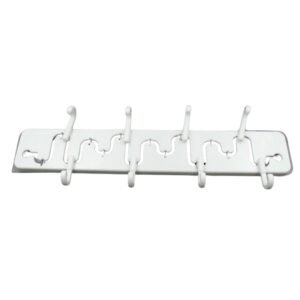 Adjustable Wall Hook: Slides for Easy Access (Bathroom & Home)