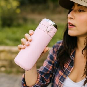 Smart Vacuum Insulated Water Bottle with LED Temperature Display (320 ml)