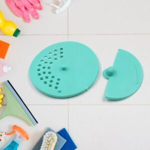 Drain Cover Round Rubber Anti-Odor Floor Drain Shower Waste Water Filter Silica