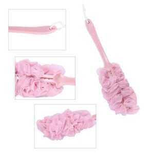 Loofah Back Scrubber with Long Handle for Shower & Bath Cleaning