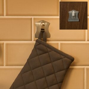 Self-Adhesive Stainless Hooks – Waterproof for Robes, Coats & Towels