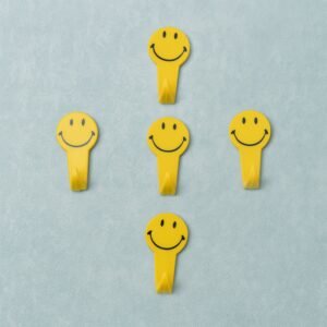 5 PC ADHESIVE HOOK FOR HOLDING STUFFS,KEY AND OTHER ITEMS