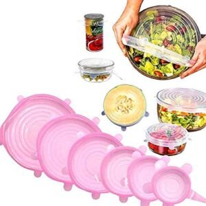 Silicone Lid Set – Stretchable Lids for Containers & Covers