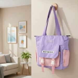 Trendy Multi-Pocket Shoulder Tote Sling Bag for Women & Girls (1 Pc)