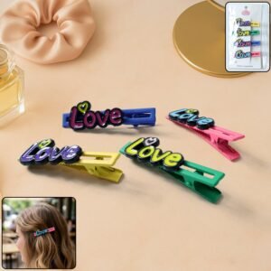 Decorative Hair Clip Set (4 Pc)