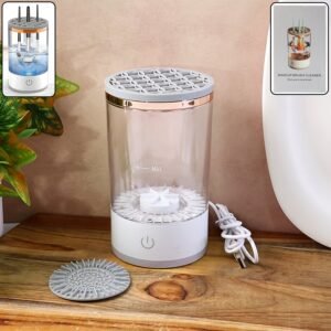 Electric Makeup Brush Cleaner Dryer – Automatic USB Rechargeable Brush Washing
