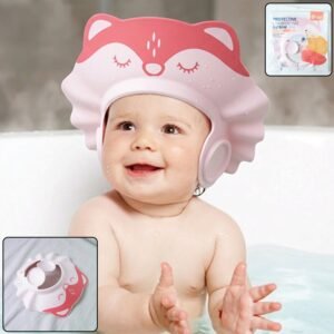 Cute Cartoon Baby Shower Cap Shampoo Bath Hat (1 Pc)
