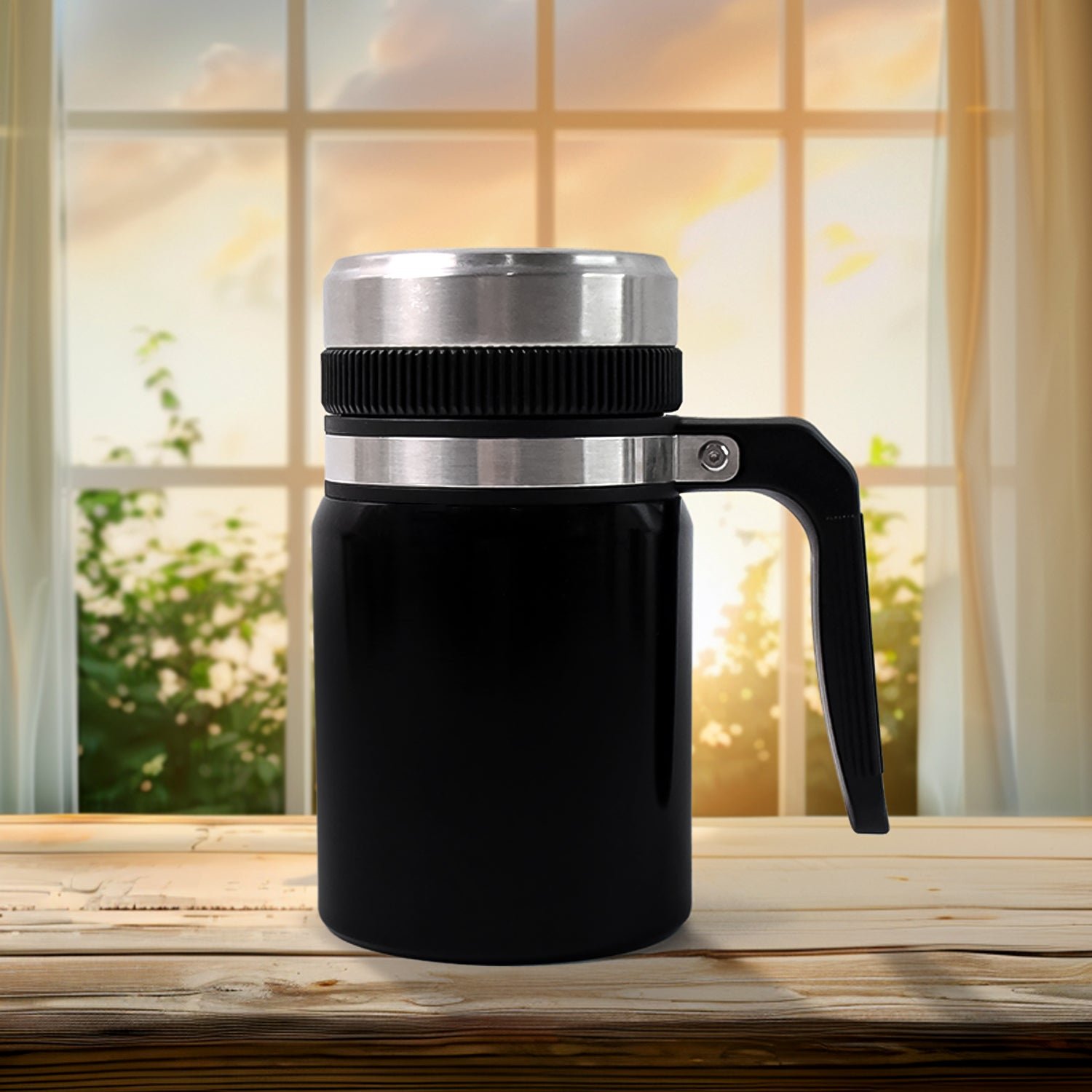 Stainless Steel Vacuum Cofee Cup With Non Slip Scalding (600Ml Approx)