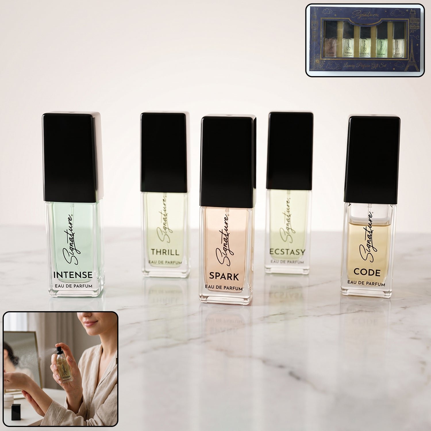 Best Luxury Perfume Gift Set - 5 Perfume Gift for Men & Women