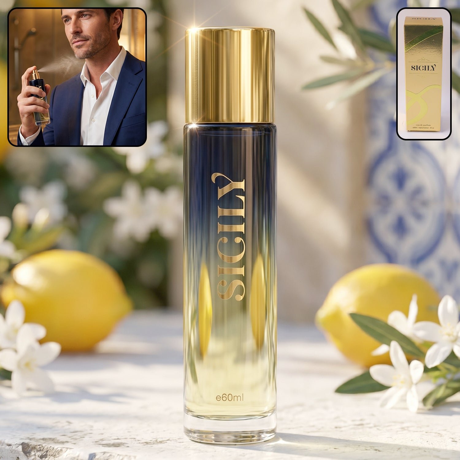 Sicily Premium Eau De Parfum Spray (1 Pc, 60 ML)